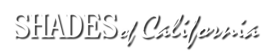 Shades of California logo in gray text with stylized script